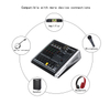 High Quality Mini 4 Channel Sound Mixer Console USB Audio Mixer power mixer