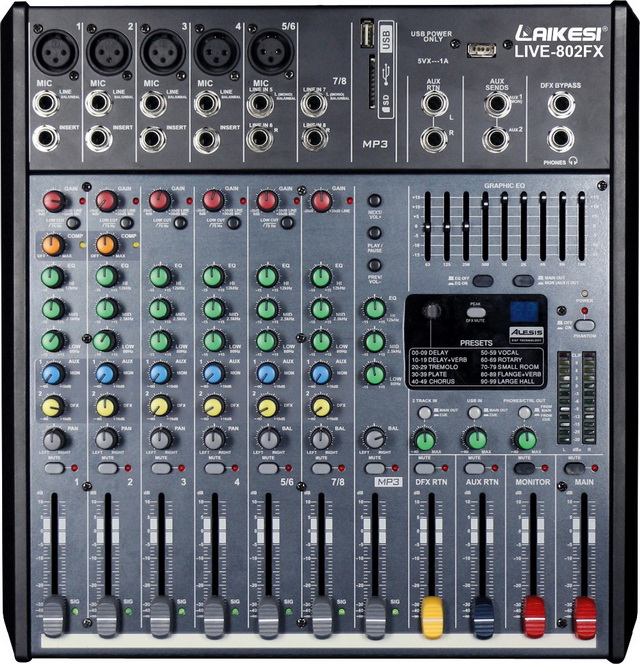 compact audio mixer