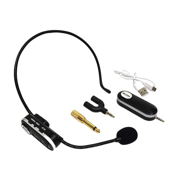 Headset wireless condenser lapel microphone for mobilephones lavalier mic wireless microphone professional