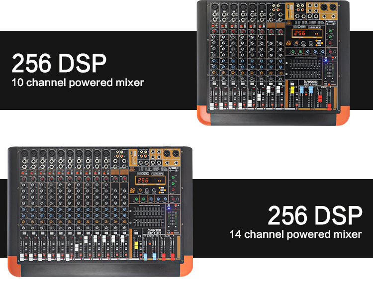 High Quality Sound Mixing Console With 256 Digital Effect Mixing Console