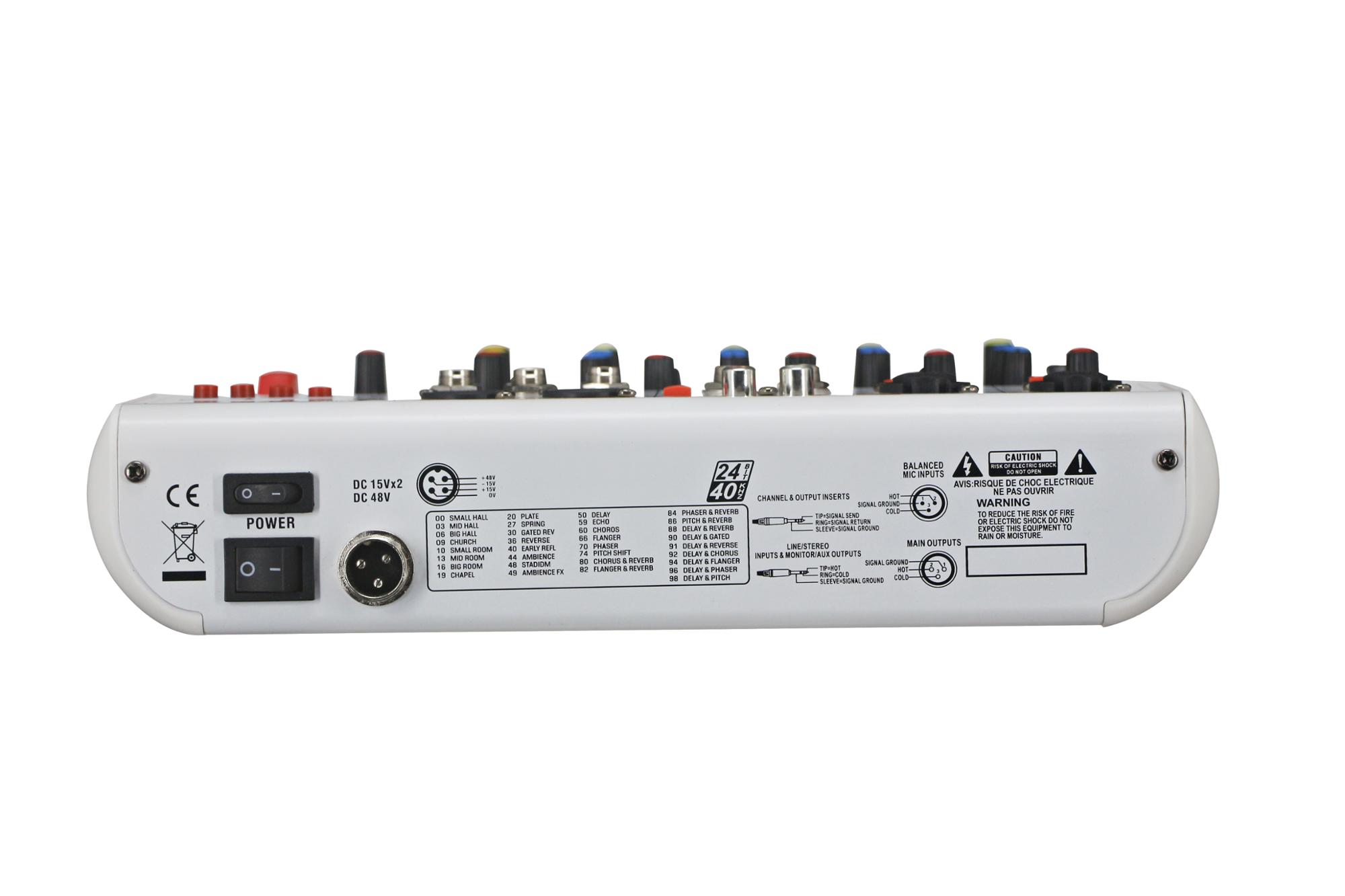 High Quality Mini 4 Channel Sound Mixer Console USB Audio Mixer