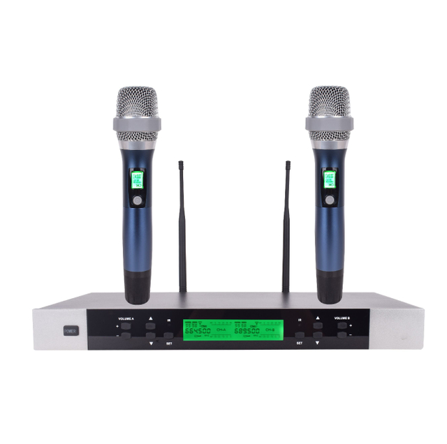 ST388 wireless microphone professional UHF long distance 2 handheld microphone