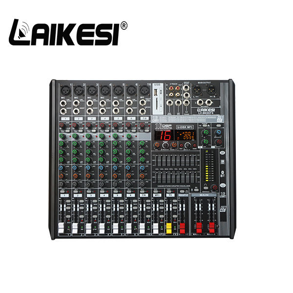 8 channels Consola de Audio professional 16DSP usb mixer