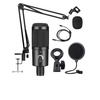 volume control mic condenser microphone set for YouTuber