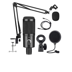 volume control mic condenser microphone set for YouTuber