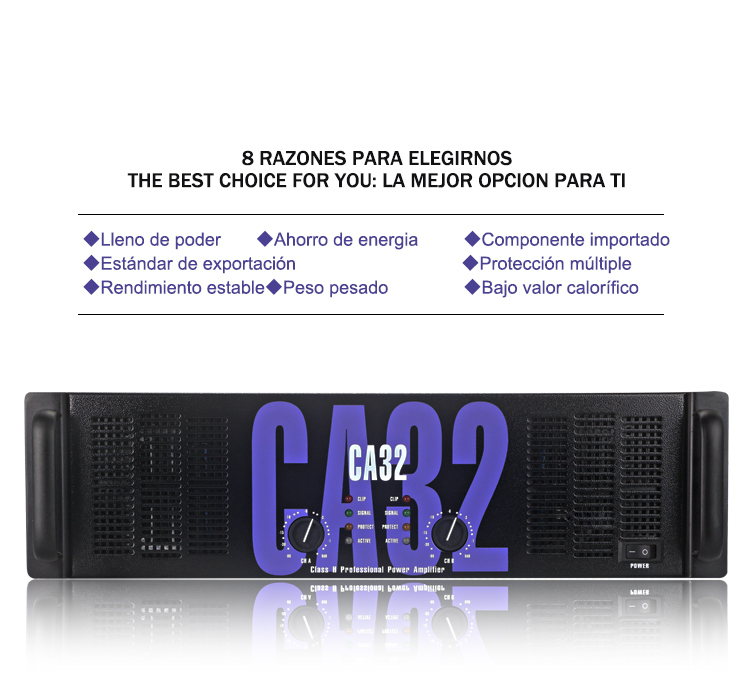 Laikesi Amplificador de Audio Professional power