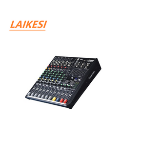 LAIKESI professional audio video LIVE802FX 8 channels audio sound mixer with USB