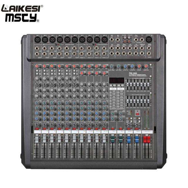 PM 1600-2 Professional 16 channel mixer with double DSP mixer audio