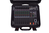 professional audio video 350W 8 Channels sound mixer with plastic case
