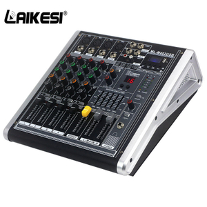 LAIEKSI Consola de audio potencia power mixer Mezclador
