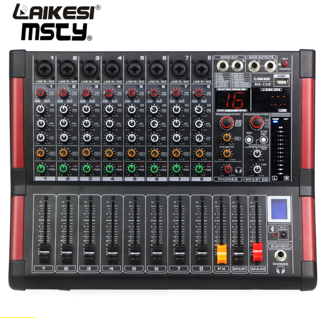Professional audio mixer digital console with 16DSP