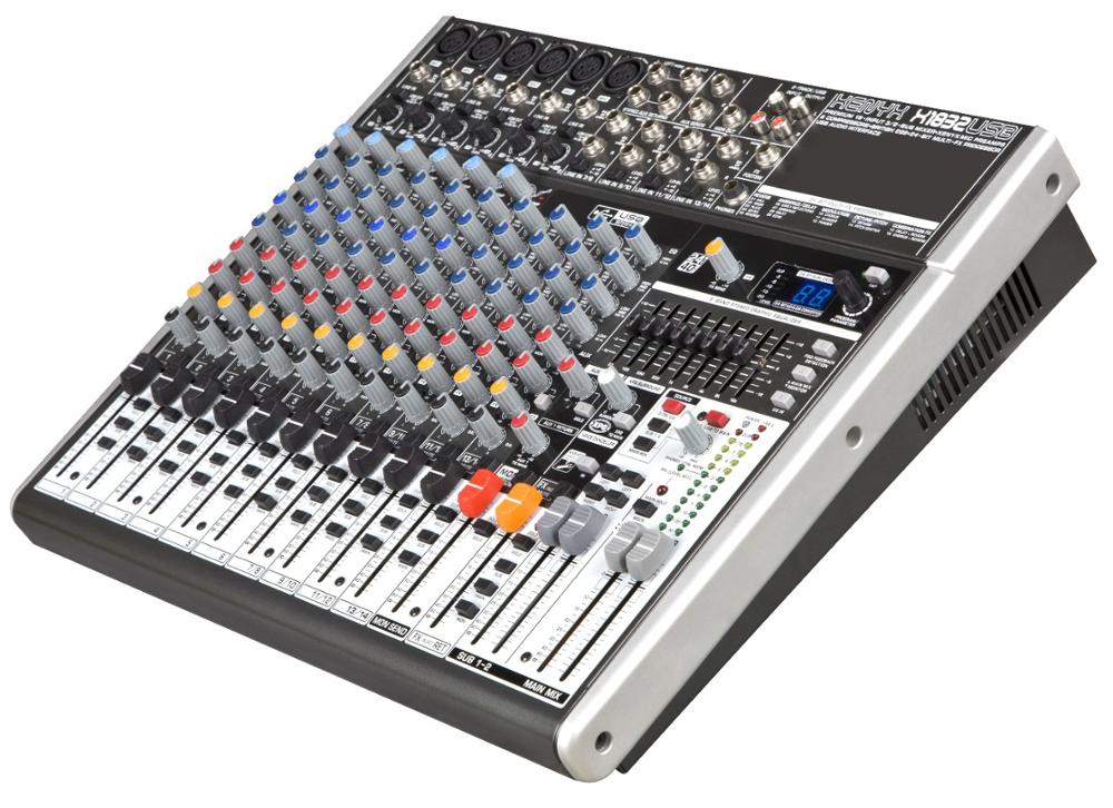 dj player mixer professional sound system with phantom power audio mixer