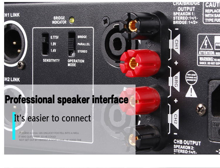 speaker power amplifier