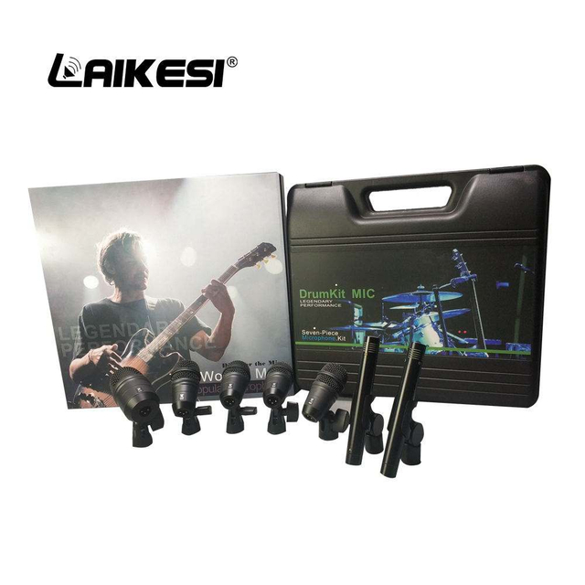 DMK-777 Stage Professional Drum Mic Kit Musical Instrument Microphone 7pcs set