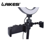 soporte de mesa con luces para telefono celular y microfono uso chat youtube facebook online
