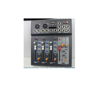 mini mixer F4 series small passive audio mixer with screen