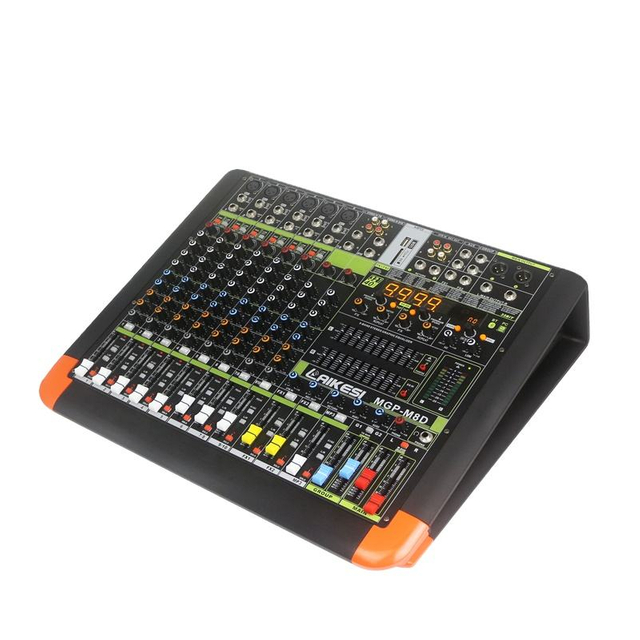 Consola de Audio Doble Efectos 99DSP Mezclador con wireless contact USB