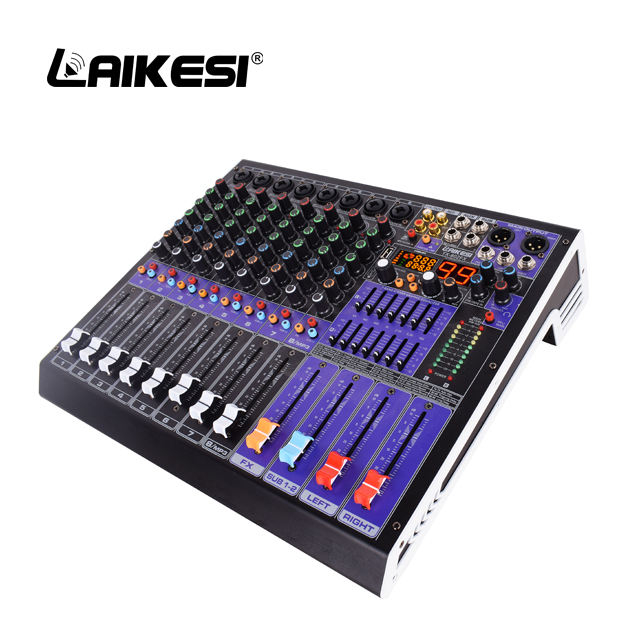 TX802FX professional digital 99DSP 8channels audio mixing console with USB